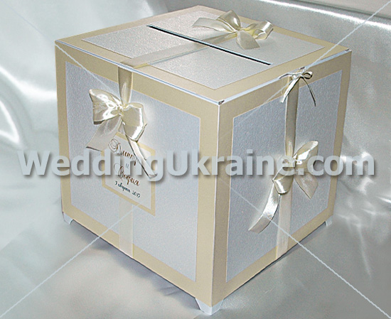 Сундучки и коробки для подарков в конвертах на свадьбе